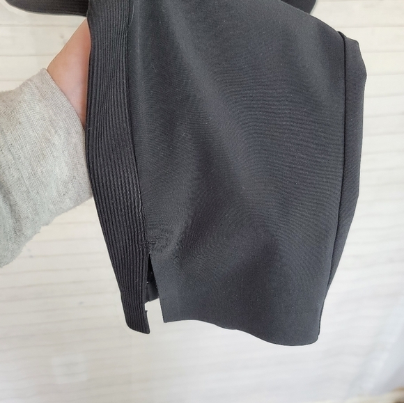 Athleta Stella Shale Ankle  Stretch Trouser Pants in Black, sz 4 - Picture 3 of 12